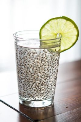 chia water health drink