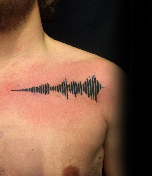 concept soundwave tattoo