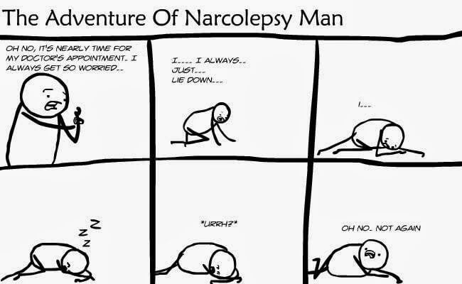 adventure of narcolepsy man
