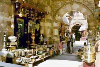 Khan Al Kalili bazaar, Cairo.--Procaffenation