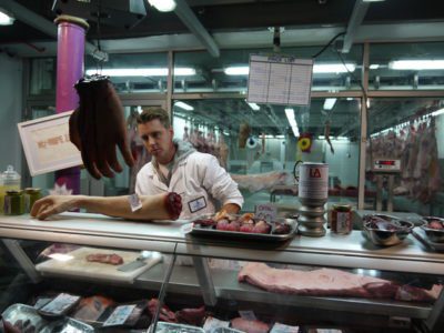 Wesker & Son Popup human meat market--Procaffenation