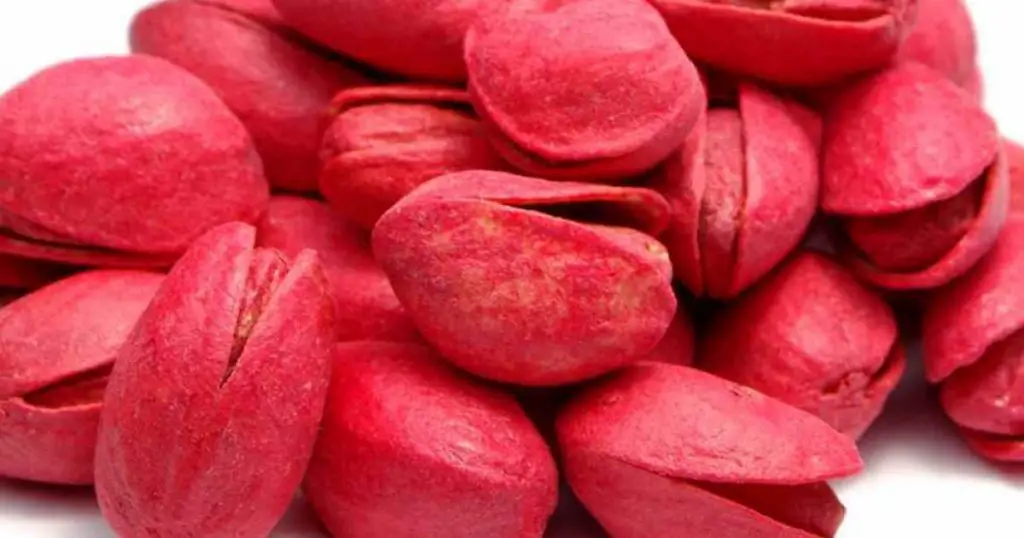 red pistachios