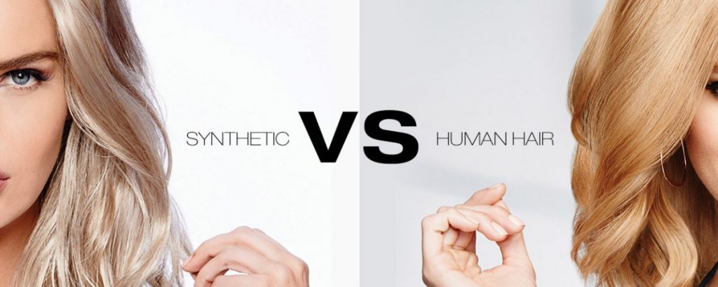 synthetic vs human hair 