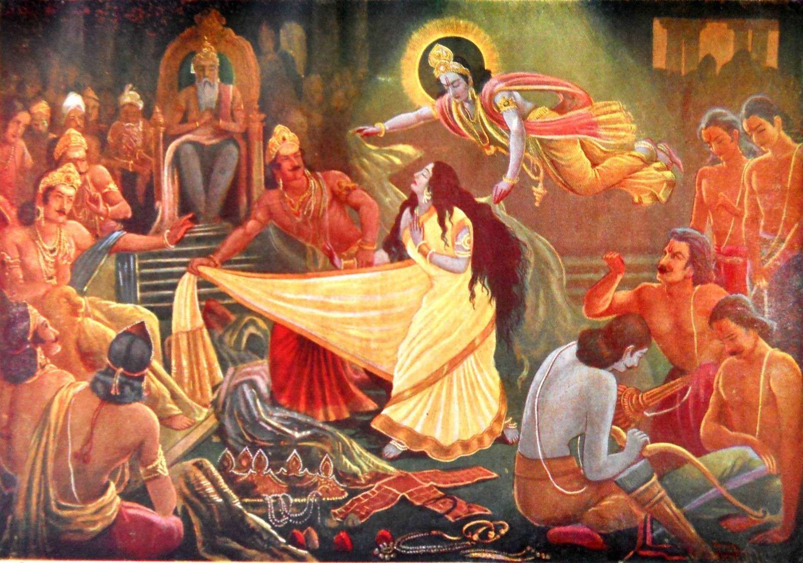 Draupadi & Pandavas After The Mahabharat War