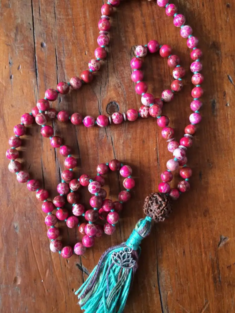 Pink Mala Beads