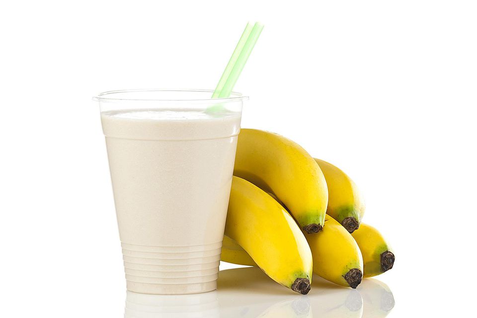 Food combinations banana milk
